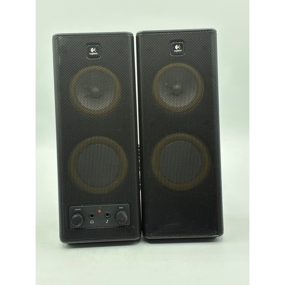 Logitech S-0264A Wired Computer Speakers Black Multimedia Stereo System